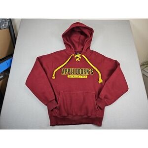 Appeldoorn's On Mille Lacs Resort Hoodie Men's Size‎ Small Burgundy Pullover
